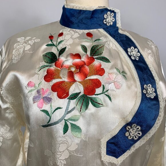 Vintage 40s Souvenir Pajama Robe Loungewear Set with Box - Picture 8 of 15